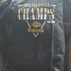 Los Angeles Lakers Fanatics Branded 2020 NBA Finals Champions T-Shirt Black